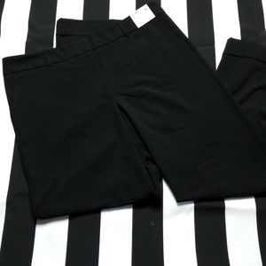 High rise wide leg trousers